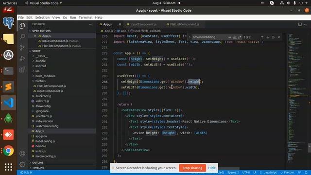 React Native - How do I Get the Screen Height and Width | React Native Tutorial смотреть онлайн