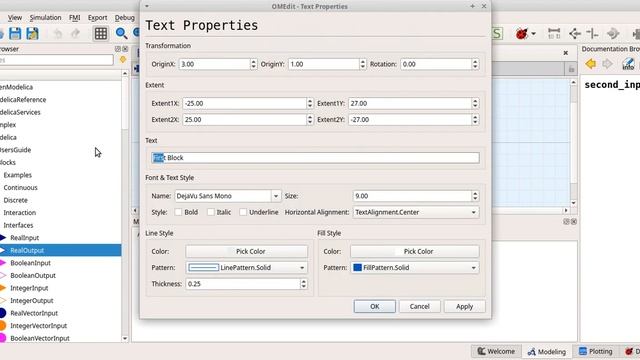 How to create blocks in OpenModelica with input-output and links between them смотреть онлайн