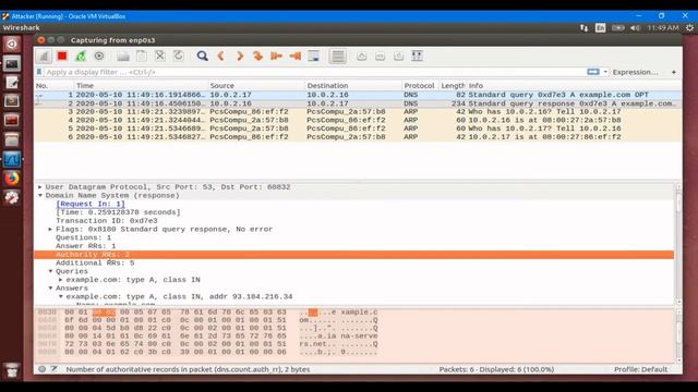 SEED Labs – Remote DNS Cache Poisoning Attack Lab смотреть онлайн