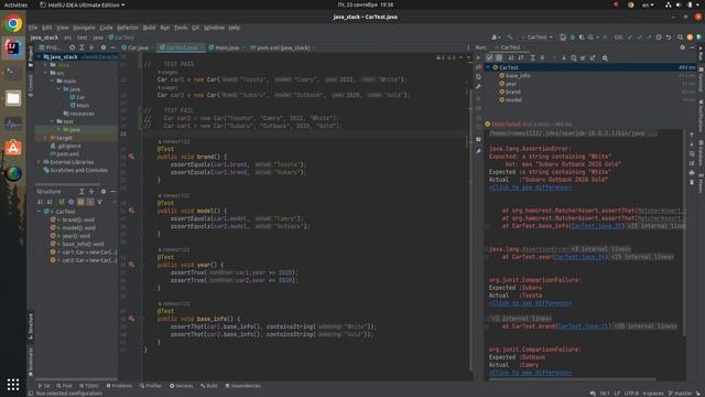 JUnit, Java смотреть онлайн