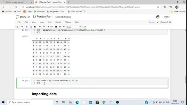 Tutorial- 5 Pandas( Part 1) Library of Python смотреть онлайн