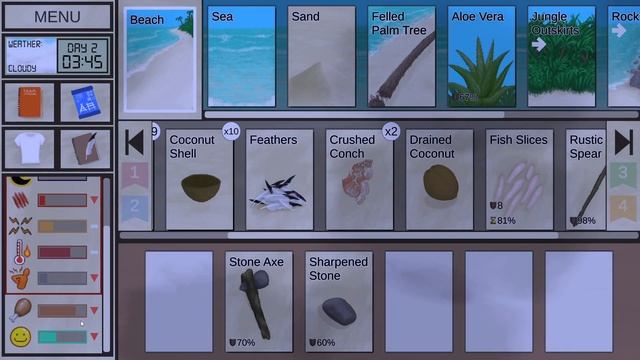 Card Survival: Tropical Island, Ep1, Day1: Fresh Start, No Coconut Abuse!