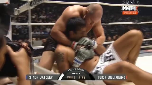 Федор Емельяненко vs Джайдип Сингх, лучший бой смотреть онлайн
