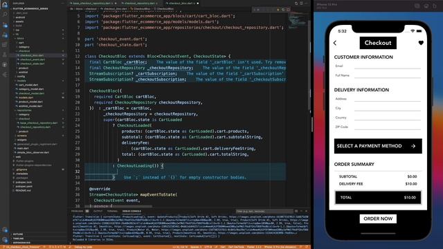 Flutter eCommerce App - Save the Order Information to Cloud Firestore - EP20 смотреть онлайн