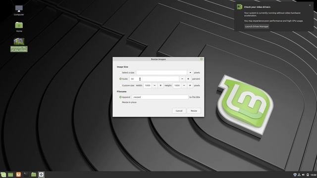 How to resize images in Linux Mint 19.2 смотреть онлайн