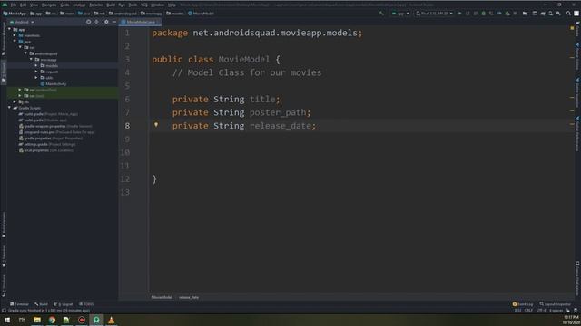 REST API with MVVM and Retrofit2 #5 - Model Class for Api смотреть онлайн