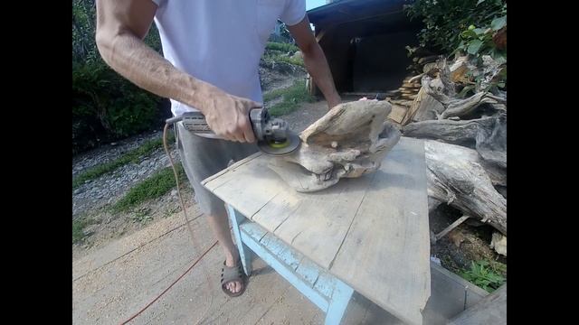 Стол из дерева. Своими руками. Slab Wooden Table. With your own hands. Стильный столик из коряг смотреть онлайн