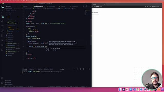 Create modals with Vue3 Teleport + TailwindCSS смотреть онлайн