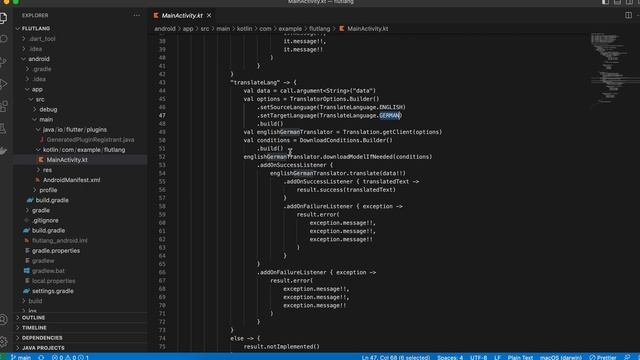 Language Translation/Detection with MLKit in Flutter with Kotlin & Swift without 3rd party lib смотреть онлайн