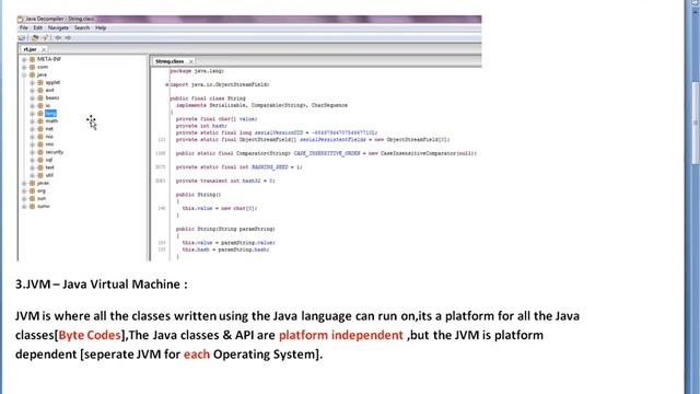 3 COMPONENTS IN JAVA EXPLAIN JAVA API JVM смотреть онлайн