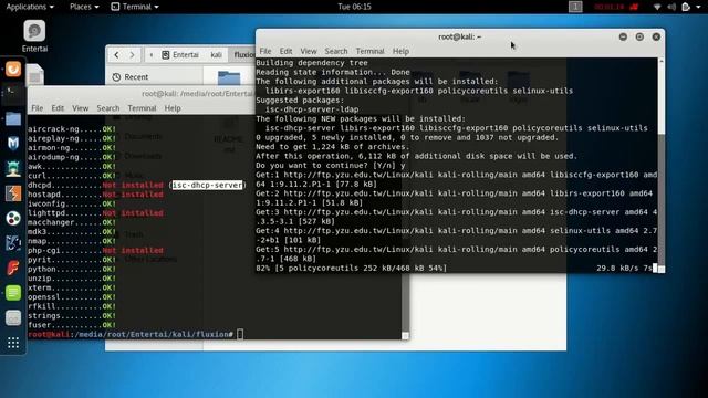 How to fix fluxion installation problem easy Kali Linux 2018 смотреть онлайн