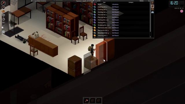 Muldraugh Bookshop location tour Project Zomboid смотреть онлайн