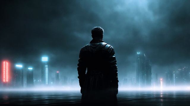 Blade Runner Cyberpunk 2077 vibe ambient background music with rain [Season 10: Part 7] смотреть онлайн