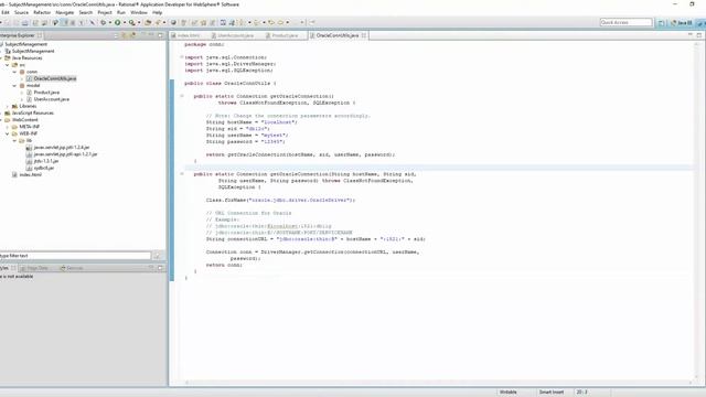Java Web CRUD with Rational Application Developer, Servlet, Kendo UI - add Database classes смотреть онлайн