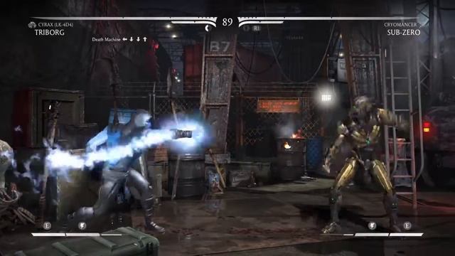 Mortal Kombat X Triborg's second fatality смотреть онлайн