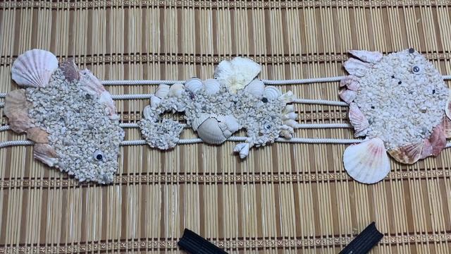 Морские обитатели из ракушек. Своими руками. смотреть онлайн