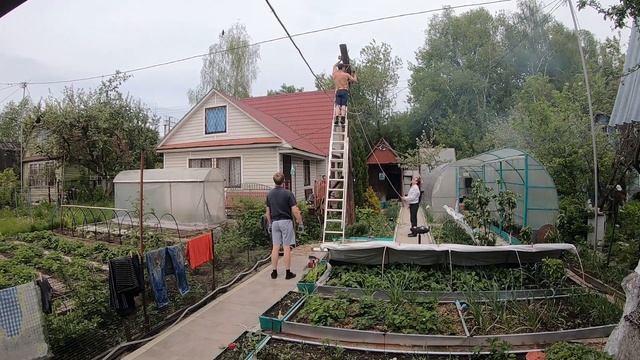 Срезка старого столба на участке (26.05.2019). Timelapse смотреть онлайн