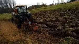 пашем огород на юмз-6