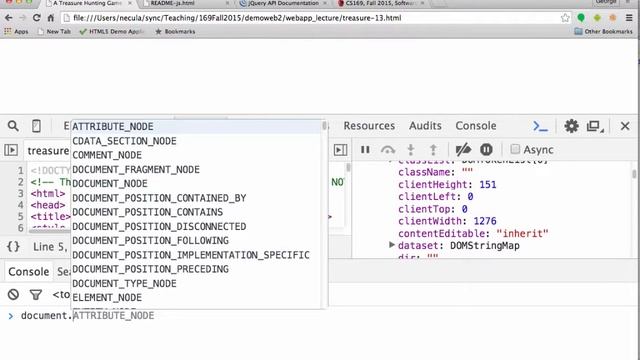 cs169 - fa15 - lecture 4 - Web Applications - 3: JavaScript смотреть онлайн