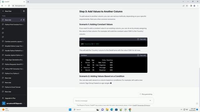 Python Pandas Add values to another column смотреть онлайн