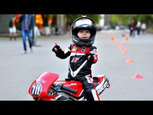 Дети на Мотоциклах в 3 Года ! (Kids on Motorcycles)  !