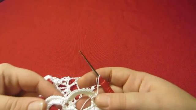 Салфетка крючком 