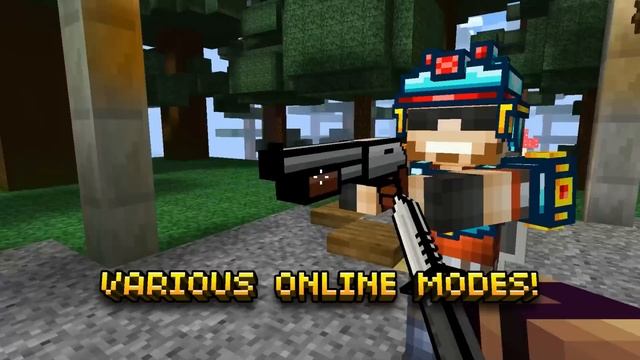Pixel Gun 3D - Epic Multiplayer Shooter! New official trailer! смотреть онлайн