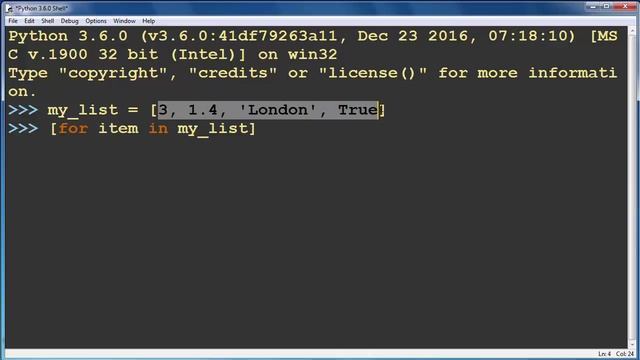 How to See Types of Elements in a List Python programming language смотреть онлайн