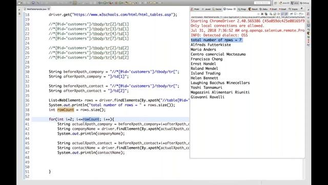 Write WebTable values into Excel Sheet in Selenium with Apache POI API HD смотреть онлайн