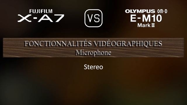 Fujifilm X-A7 vs. Olympus OM-D E-M10 Mark III: Une Comparaison de Caractéristiques смотреть онлайн