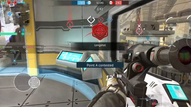 Infinity Ops Eclipse Sniper Point Capture Dam Map Gameplay Online FPS Multiplayer Android смотреть онлайн