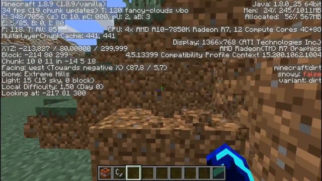 Minecraft - AMD a10 7850k Test смотреть онлайн