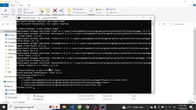 API hello với flask Error Cannot import name 'Flask' from partially initialized module 'flask' смотреть онлайн