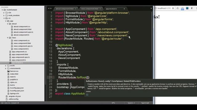 Angular 4 Tutorial: Routing and Navigation Example смотреть онлайн