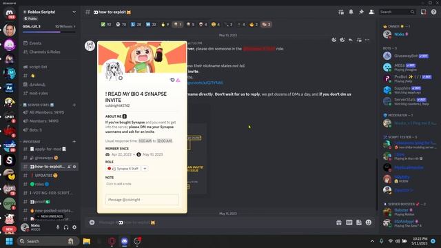 How To Join The Offical Synapse X Discord Server *2023* (WORKING) смотреть онлайн