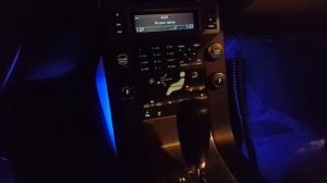 Led светодиодная подсветка в такт музыке в парящий панели VOLVO.