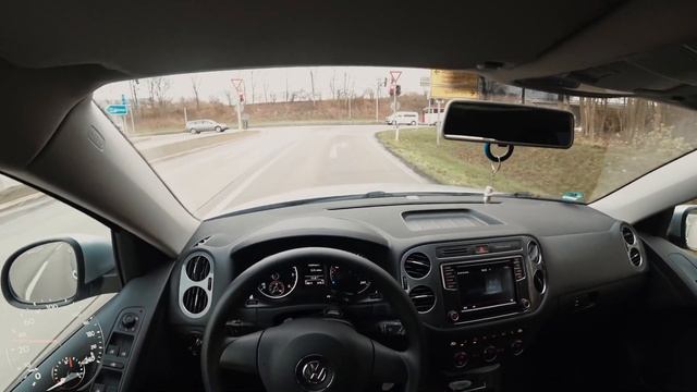 VW Tiguan 2.0 TDI //// TOP SPEED 200 KM/H 4K POV TESTDRIVE ON GERMAN AUTOBAHN [NO SPEED LIMIT]