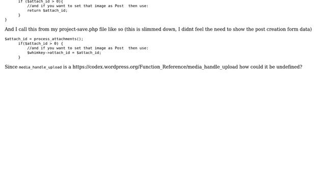 Wordpress: media_handle_upload : undefined function? (2 Solutions!!) смотреть онлайн