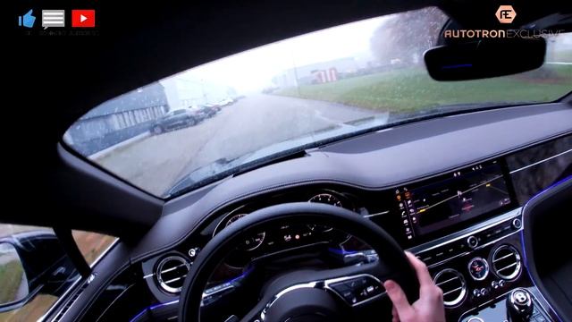 Bentley Continental GT Convertible POV Test Drive смотреть онлайн