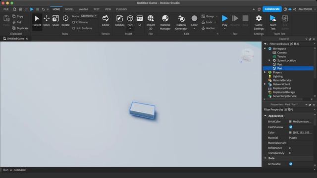 Как изменить цвет и материал в роблокс студио?⚠️ [ROBLOX STUDIO] смотреть онлайн