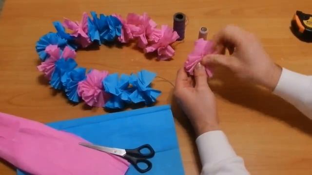 Гавайские бусы, леи своими руками. смотреть онлайн