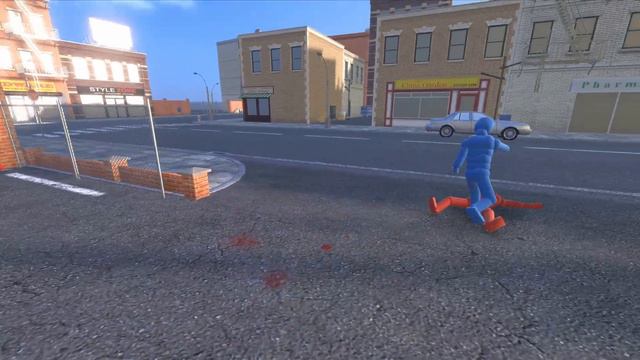 NPC Wars on Rooftop - NPC Fight with Active Ragdoll Physics #2 смотреть онлайн