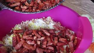 Невероятно вкусный и сытный салат из фасоли.