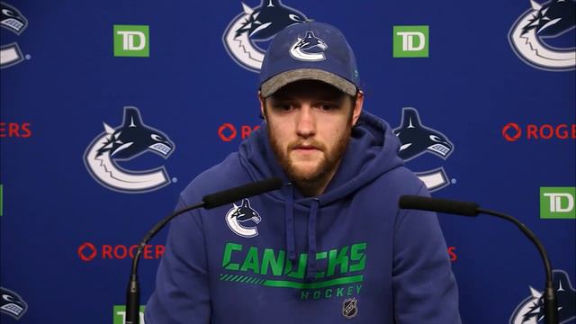 Thatcher Demko Reacts to Vancouver Canucks Bounce Back Win vs. Edmonton Oilers смотреть онлайн