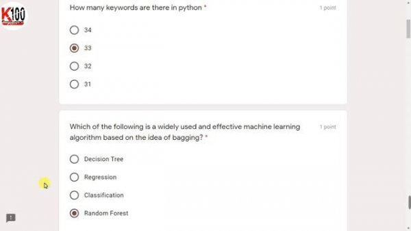 Python With Machine Learning Course With Certificate | Python Course Online |@Knowledge100SAN Free