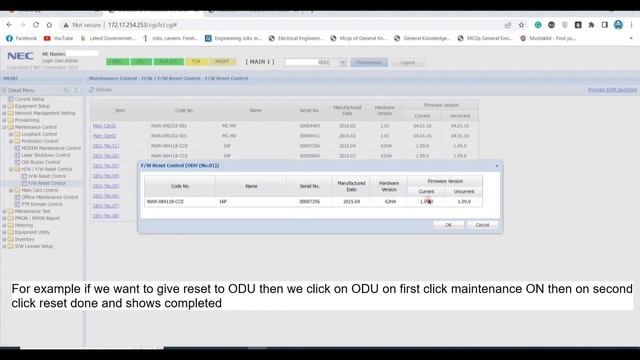 How To Reset MW Link in NEC | How To Reset NEC IDU | NEC смотреть онлайн