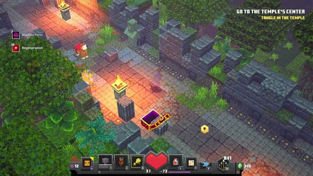 Minecraft Dungeons Overgrown Temple, Playthrough смотреть онлайн