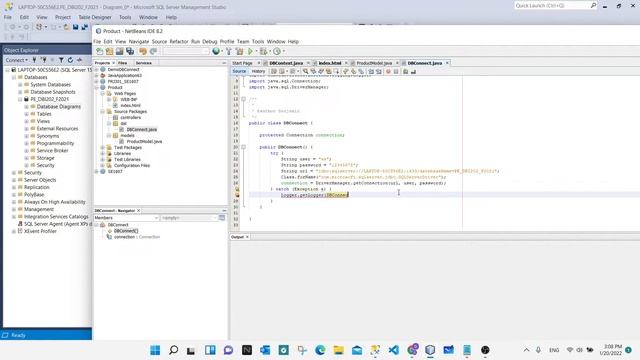 Kết nối Netbeans với SQL Server смотреть онлайн