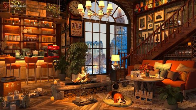 Calm & Melodic Jazz Ballad Music for Work, Focus ☕ Cozy Coffee Shop Ambience with Smooth Jazz Piano смотреть онлайн