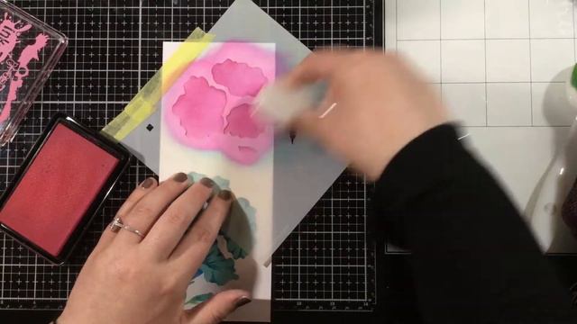 My Sweet Petunia Layering Stencils Slim Line Card смотреть онлайн
